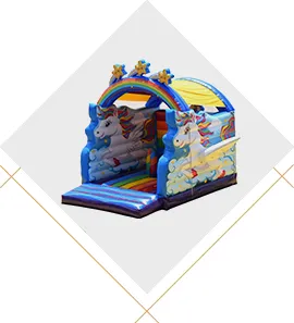 インフレータブル弾むお城